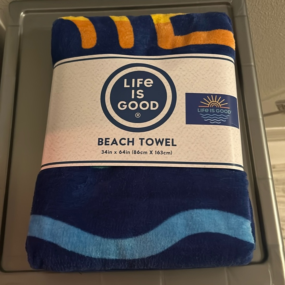 COPY - Life is good beach towel